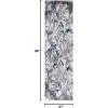 SAFAVIEH Area Rug 8×10 – Craft Collection – Large – Grey & Green, Modern Abstract Design, Non-Shedding & Easy Cleaning, Ideal for Living Room, Bedroom, Office, Dining Space (CFT864J)(Grey/Blue)