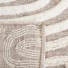 SAFAVIEH Area Rug 8×10 – Cyrus Shag Collection – Large – Blue & Beige, Modern Abstract Design, Non-Shedding & Easy Cleaning, Ideal for Living Room, Bedroom, Office, Dining Space (CYR121M)(Beige/Ivory)