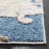 SAFAVIEH Area Rug 8×10 – Cyrus Shag Collection – Large – Blue & Beige, Modern Abstract Design, Non-Shedding & Easy Cleaning, Ideal for Living Room, Bedroom, Office, Dining Space (CYR121M)(Blue/Beige)
