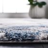 SAFAVIEH Area Rug 8×10 – Cyrus Shag Collection – Large – Blue & Beige, Modern Abstract Design, Non-Shedding & Easy Cleaning, Ideal for Living Room, Bedroom, Office, Dining Space (CYR121M)(Ivory/Blue)