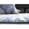 SAFAVIEH Area Rug 8×10 – Jasper Collection – Large – Grey & Blue, Modern Abstract Design, Non-Shedding & Easy Cleaning, Ideal for Living Room, Bedroom, Office, Dining Space (JSP107G)(Ivory/Blue)
