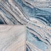 SAFAVIEH Area Rug 8×10 – Meadow Collection – Large – Rust & Ivory, Modern Abstract Design, Non-Shedding & Easy Cleaning, Ideal for Living Room, Bedroom, Office, Dining Space (MDW564P)(Blue/Grey)