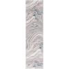 SAFAVIEH Area Rug 8×10 – Meadow Collection – Large – Rust & Ivory, Modern Abstract Design, Non-Shedding & Easy Cleaning, Ideal for Living Room, Bedroom, Office, Dining Space (MDW564P)(Beige/Blue)