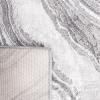 SAFAVIEH Area Rug 8×10 – Meadow Collection – Large – Rust & Ivory, Modern Abstract Design, Non-Shedding & Easy Cleaning, Ideal for Living Room, Bedroom, Office, Dining Space (MDW564P)(Grey)