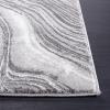 SAFAVIEH Area Rug 8×10 – Meadow Collection – Large – Rust & Ivory, Modern Abstract Design, Non-Shedding & Easy Cleaning, Ideal for Living Room, Bedroom, Office, Dining Space (MDW564P)(Grey)