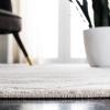 SAFAVIEH Area Rug 8×10 – Meadow Collection – Large – Rust & Ivory, Modern Abstract Design, Non-Shedding & Easy Cleaning, Ideal for Living Room, Bedroom, Office, Dining Space (MDW564P)(Beige/Brown)