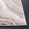 SAFAVIEH Area Rug 8×10 – Meadow Collection – Large – Rust & Ivory, Modern Abstract Design, Non-Shedding & Easy Cleaning, Ideal for Living Room, Bedroom, Office, Dining Space (MDW564P)(Beige)