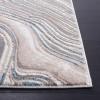 SAFAVIEH Area Rug 8×10 – Meadow Collection – Large – Rust & Ivory, Modern Abstract Design, Non-Shedding & Easy Cleaning, Ideal for Living Room, Bedroom, Office, Dining Space (MDW564P)(Beige/Blue)