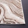 SAFAVIEH Area Rug 8×10 – Meadow Collection – Large – Rust & Ivory, Modern Abstract Design, Non-Shedding & Easy Cleaning, Ideal for Living Room, Bedroom, Office, Dining Space (MDW564P)(Brown/Beige)