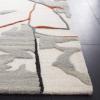 SAFAVIEH Area Rug 8×10 – Metro Collection – Large – Ivory & Grey, Handmade Wool, Ideal for Living Room, Bedroom, Office, Dining Space (MET884F)(Ivory/Grey)