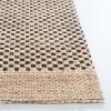 SAFAVIEH Area Rug 8×10 – Natural Fiber Collection – Large – Beige & Black, Flat Weave Jute, Ideal for Living Room, Bedroom, Dining Space (NFB675B)(Beige/Black)