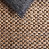 SAFAVIEH Area Rug 8×10 – Natural Fiber Collection – Large – Beige & Black, Flat Weave Jute, Ideal for Living Room, Bedroom, Dining Space (NFB675B)(Natural/Black)