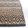 SAFAVIEH Area Rug 8×10 – Natural Fiber Collection – Large – Black & Natural, Handmade Flat Weave Jute, Farmhouse Geometric Design, Ideal for Living Room, Bedroom, Dining Space (NF379Z)(Black/Natural)