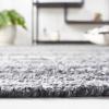 SAFAVIEH Area Rug 8×10 – Natural Fiber Collection – Large – Black & Natural, Handmade Flat Weave Jute, Farmhouse Geometric Design, Ideal for Living Room, Bedroom, Dining Space (NF379Z)(Dark Grey/Ivory)