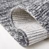 SAFAVIEH Area Rug 8×10 – Natural Fiber Collection – Large – Black & Natural, Handmade Flat Weave Jute, Farmhouse Geometric Design, Ideal for Living Room, Bedroom, Dining Space (NF379Z)(Dark Grey/Ivory)