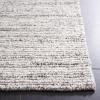 SAFAVIEH Area Rug 8×10 – Natural Fiber Collection – Large – Black & Natural, Handmade Flat Weave Jute, Farmhouse Geometric Design, Ideal for Living Room, Bedroom, Dining Space (NF379Z)(Grey/Ivory)
