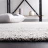 SAFAVIEH Area Rug 8×10 – Natural Fiber Collection – Large – Black & Natural, Handmade Flat Weave Jute, Farmhouse Geometric Design, Ideal for Living Room, Bedroom, Dining Space (NF379Z)(Grey/Ivory)