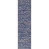 SAFAVIEH Area Rug 8×10 – Natural Fiber Collection – Large – Black & Natural, Handmade Wool & Jute, Ideal for Living Room, Bedroom, Dining Space (NFB950Z)(Blue/Natural)