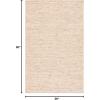 SAFAVIEH Area Rug 8×10 – Natural Fiber Collection – Large – Black & Natural, Handmade Wool & Jute, Ideal for Living Room, Bedroom, Dining Space (NFB950Z)(Ivory/Natural)