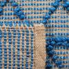 SAFAVIEH Area Rug 8×10 – Natural Fiber Collection – Large – Blue & Natural, Handmade Flat Weave Jute, Boho Moroccan Trellis Pattern, Ideal for Living Room, Bedroom, Dining Space (NF221M)(Blue/Natural)