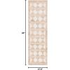 SAFAVIEH Area Rug 8×10 – Natural Fiber Collection – Large – Ivory & Natural, Handmade Jute & Wool, Farmhouse Style, Ideal for Living Room, Bedroom, Dining Space (NF511A)(Ivory/Natural)