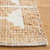 SAFAVIEH Area Rug 8×10 – Natural Fiber Collection – Large – Ivory & Natural, Handmade Jute & Wool, Farmhouse Style, Ideal for Living Room, Bedroom, Dining Space (NF511A)(Ivory/Natural)