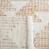 SAFAVIEH Area Rug 8×10 – Natural Fiber Collection – Large – Ivory & Natural, Handmade Jute & Wool, Rustic Farmhouse Boho Style, Ideal for Living Room, Bedroom, Dining Space (NF512A)(Ivory/Natural)