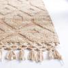 SAFAVIEH Area Rug 8×10 – Natural Fiber Collection – Large – Natural & Beige, Handmade Flat Weave Jute & Wool, Farmhouse Geometric Design, Ideal for Living Room, Bedroom, Dining Space (NF381A)(Natural/Beige)