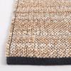 SAFAVIEH Area Rug 8×10 – Natural Fiber Collection – Large – Natural & Black, Farmhouse Style, Ideal for Living Room, Bedroom, Dining Space (NF832A)(Natural/Black)
