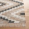 SAFAVIEH Area Rug 8×10 – Natural Fiber Collection – Large – Natural & Black, Handmade Jute, Boho Style, Ideal for Living Room, Bedroom, Dining Space (NFB401A)(Natural/Black)