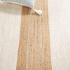 SAFAVIEH Area Rug 8×10 – Natural Fiber Collection – Large – Natural & Bleach Color, Handmade Jute, Ideal for Living Room, Bedroom, Dining Space (NF362A)(Natural/Bleach)