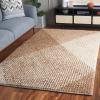 SAFAVIEH Area Rug 8×10 – Natural Fiber Collection – Large – Natural & Bleach Color, Handmade Jute, Ideal for Living Room, Bedroom, Dining Space (NFB875A)(Natural/Bleach)