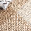 SAFAVIEH Area Rug 8×10 – Natural Fiber Collection – Large – Natural & Bleach Color, Handmade Jute, Ideal for Living Room, Bedroom, Dining Space (NFB875A)(Natural/Bleach)