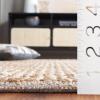 SAFAVIEH Area Rug 8×10 – Natural Fiber Collection – Large – Natural & Bleach Color, Handmade Jute, Ideal for Living Room, Bedroom, Dining Space (NFB875A)(Natural/Bleach)