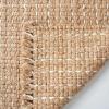 SAFAVIEH Area Rug 8×10 – Natural Fiber Collection – Large – Natural & Bleach, Handmade Jute, Rustic Farmhouse Style, Ideal for Living Room, Bedroom, Dining Space (NF813A)(Natural/Bleach)