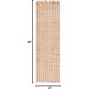 SAFAVIEH Area Rug 8×10 – Natural Fiber Collection – Large – Natural & Bleach, Handmade Jute, Rustic Farmhouse Style, Ideal for Living Room, Bedroom, Dining Space (NF815A)(Natural/Bleach)
