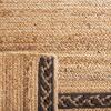 SAFAVIEH Area Rug 8×10 – Natural Fiber Collection – Large – Natural & Brown, Handmade Braided Jute, Stripe Pattern, Ideal for Living Room, Bedroom, Dining Space (NFB262T)(Natural/Brown)