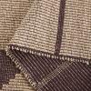 SAFAVIEH Area Rug 8×10 – Natural Fiber Collection – Large – Natural & Brown, Handmade Jute, Ideal for Living Room, Bedroom, Dining Space (NF878A)(Natural/Brown)
