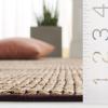 SAFAVIEH Area Rug 8×10 – Natural Fiber Collection – Large – Natural & Brown, Handmade Jute, Ideal for Living Room, Bedroom, Dining Space (NF878A)(Natural/Brown)