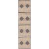 SAFAVIEH Area Rug 8×10 – Natural Fiber Collection – Large – Natural & Brown, Handmade Jute, Ideal for Living Room, Bedroom, Dining Space (NF878A)(Natural/Grey)