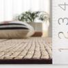 SAFAVIEH Area Rug 8×10 – Natural Fiber Collection – Large – Natural & Brown, Handmade Jute, Ideal for Living Room, Bedroom, Dining Space (NF899A)(Natural/Brown)
