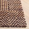 SAFAVIEH Area Rug 8×10 – Natural Fiber Collection – Large – Natural & Brown, Hemp, Ideal for Living Room, Bedroom, Dining Space (NF565A)(Natural/Brown)