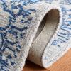 SAFAVIEH Area Rug 8×10 – Natural Fiber Collection – Large – Natural & Gold, Handmade Flat Weave Jute, Farmhouse Stripe Pattern, Ideal for Living Room, Bedroom, Dining Space (NF810D)(Blue)