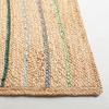 SAFAVIEH Area Rug 8×10 – Natural Fiber Collection – Large – Natural & Green, Handmade Jute, Rustic Farmhouse Style, Ideal for Living Room, Bedroom, Dining Space (NF894A)(Natural/Green)