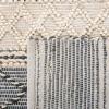 SAFAVIEH Area Rug 8×10 – Natural Fiber Collection – Large – Natural & Grey, Handmade Flat Weave Jute & Wool, Moroccan Boho Tribal Rustic Design, Ideal for Living Room, Bedroom, Dining Space (NF375A)(Natural/Grey)