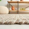 SAFAVIEH Area Rug 8×10 – Natural Fiber Collection – Large – Natural & Grey, Handmade Wool & Jute, Farmhouse Style, Ideal for Living Room, Bedroom, Dining Space (NF819A)(Natural/Grey)