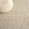 SAFAVIEH Area Rug 8×10 – Natural Fiber Collection – Large – Natural & Grey, Handmade Wool & Jute, Farmhouse Style, Ideal for Living Room, Bedroom, Dining Space (NF819A)(Natural/Grey)