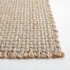 SAFAVIEH Area Rug 8×10 – Natural Fiber Collection – Large – Natural & Grey, Handmade Wool & Jute, Ideal for Living Room, Bedroom, Dining Space (NF814A)(Natural/Grey)
