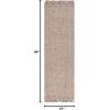 SAFAVIEH Area Rug 8×10 – Natural Fiber Collection – Large – Natural & Grey, Handmade Wool & Jute, Ideal for Living Room, Bedroom, Dining Space (NF814A)(Natural/Grey)