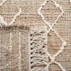 SAFAVIEH Area Rug 8×10 – Natural Fiber Collection – Large – Natural & Ivory, Handmade Jute, Boho Style, Ideal for Living Room, Bedroom, Dining Space (NFB408A)(Natural/Ivory)